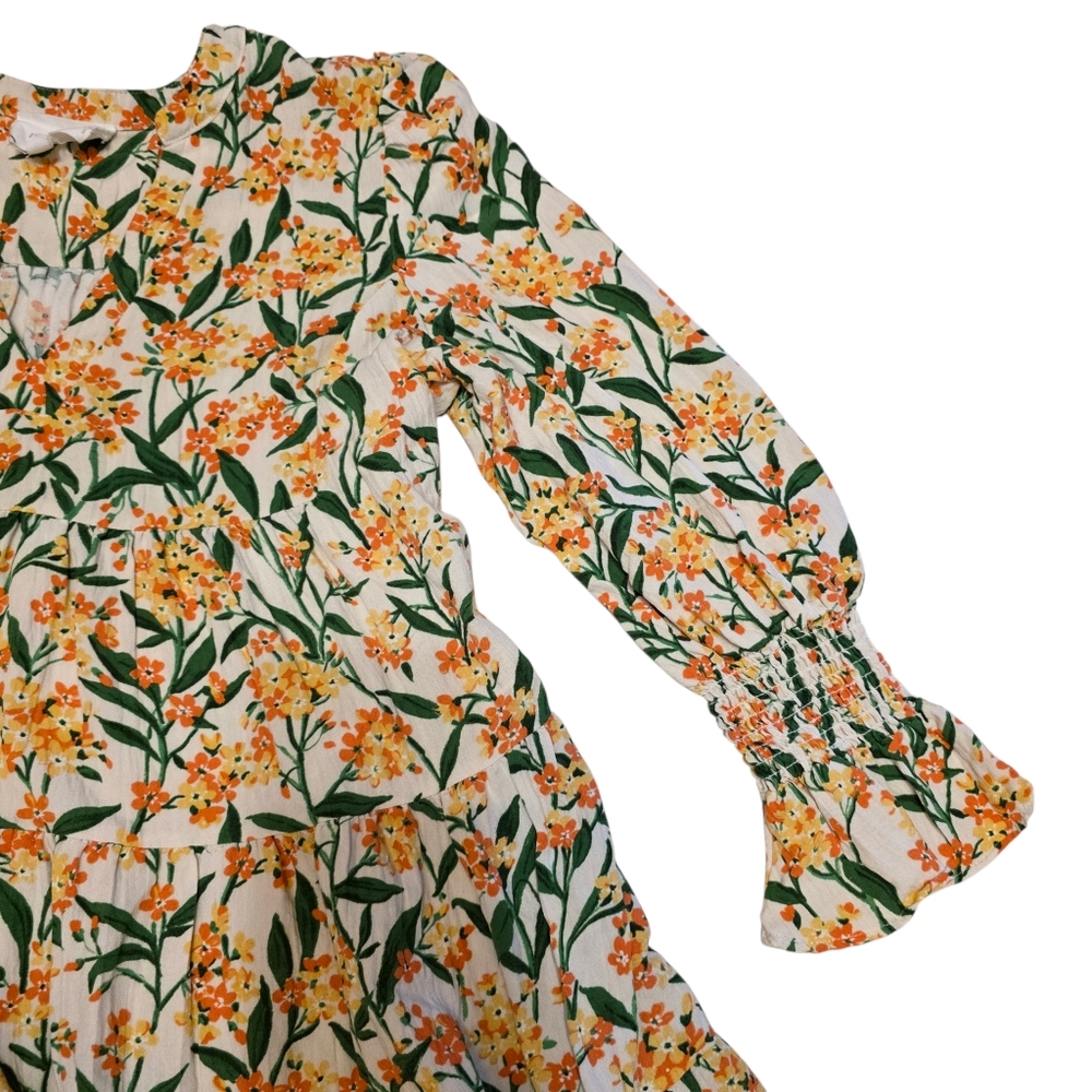 Pomander Place Bermuda Blossom Kenzo Mini Dress- L - Picture 5 of 13